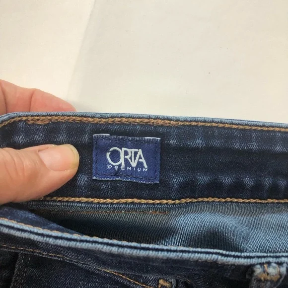 Lucky BrandDark Blue Women's Jeans Ava Skinny Frayed Hem - Picture 4 of 9